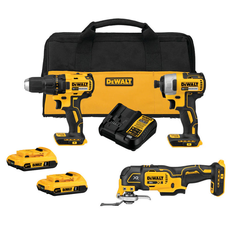 DeWalt 20V MAX 3-Tool Combo Kit - DCK379D2
