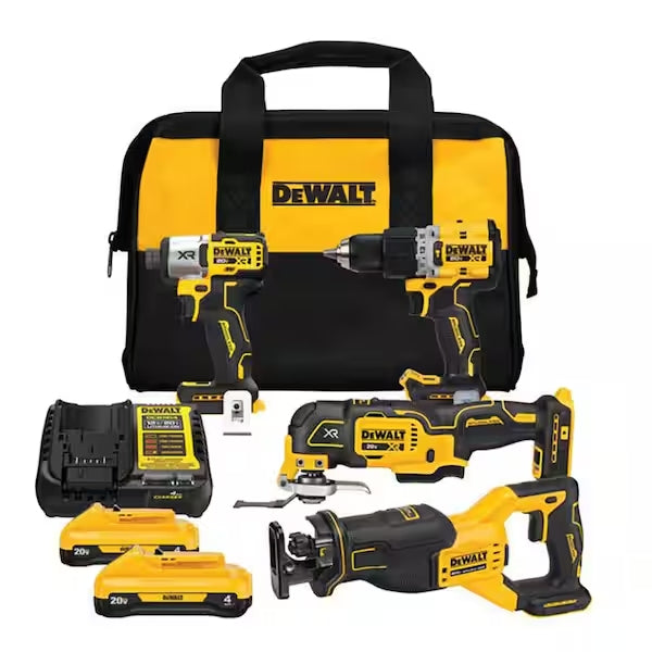 DeWalt 20V MAX 4-Tool Combo Kit - DCK411Q2