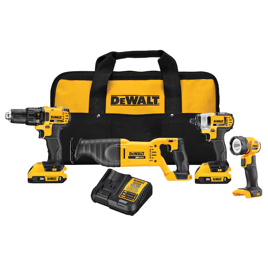 DeWalt 20V MAX 4-Tool Combo Kit - DCK420D2