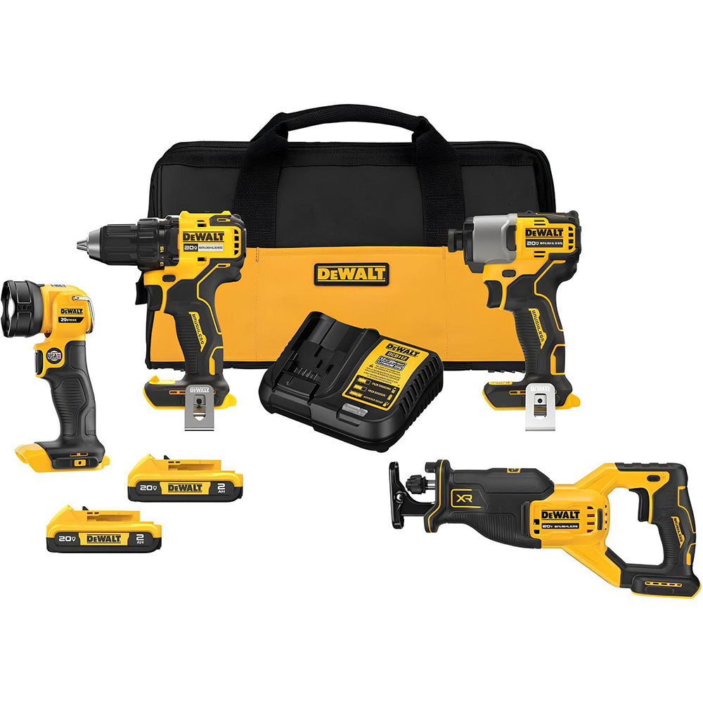 DeWalt 20V MAX 4-Tool Combo Kit - DCK427D2