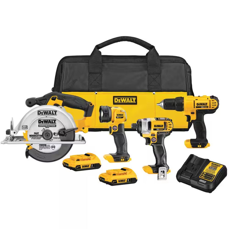 DeWalt 20V MAX 4-Tool Combo Kit - DCK466D2