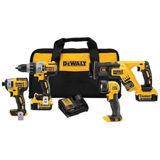 DeWalt 20V MAX 4-Tool Combo Kit - DCK494P2