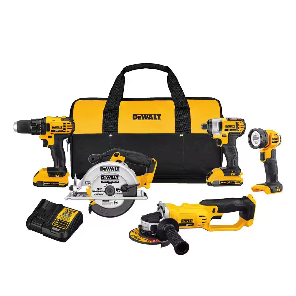 DeWalt 20V MAX 5-Tool Combo Kit - DCK521D2
