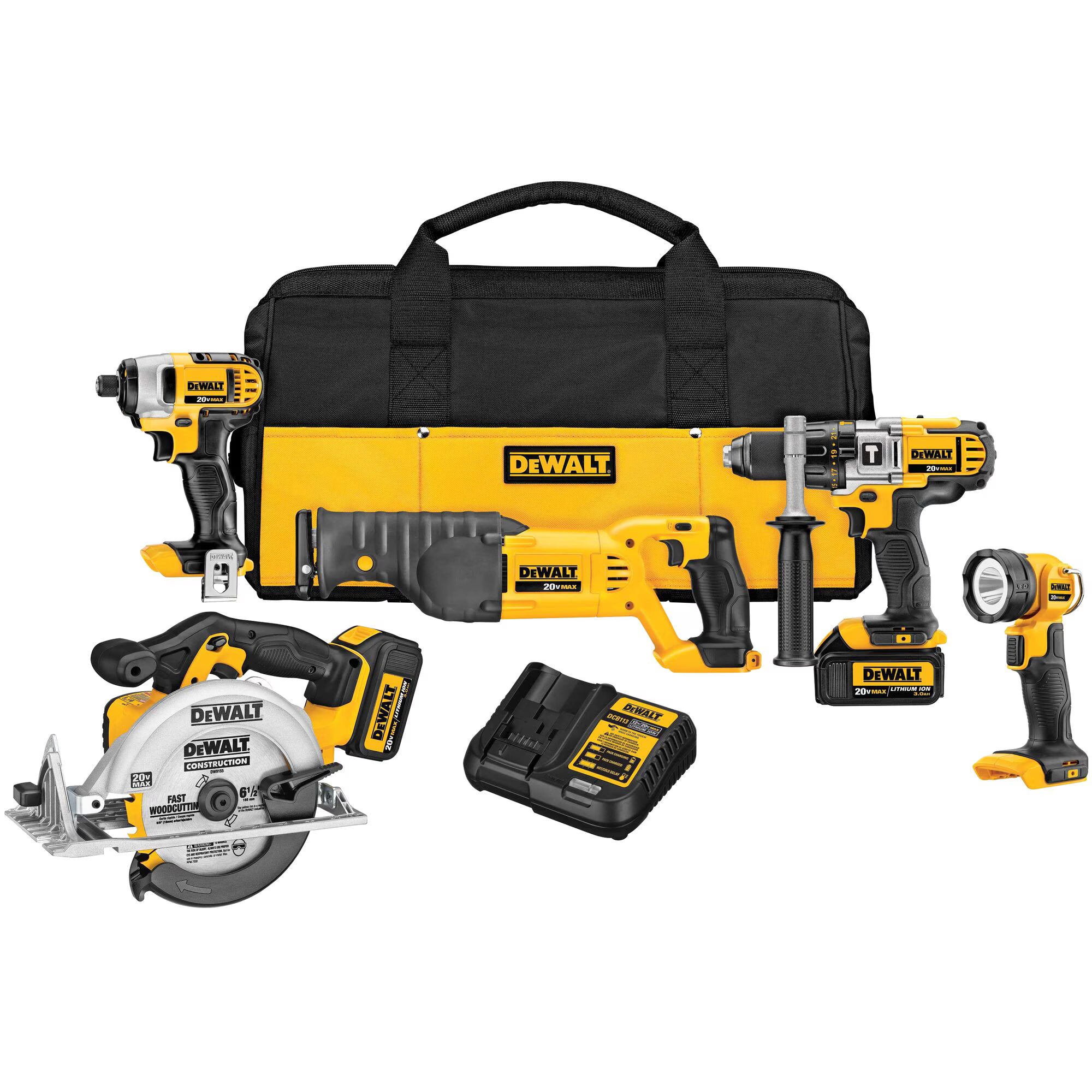 DeWalt 20V MAX 5-Tool Combo Kit - DCK592L2