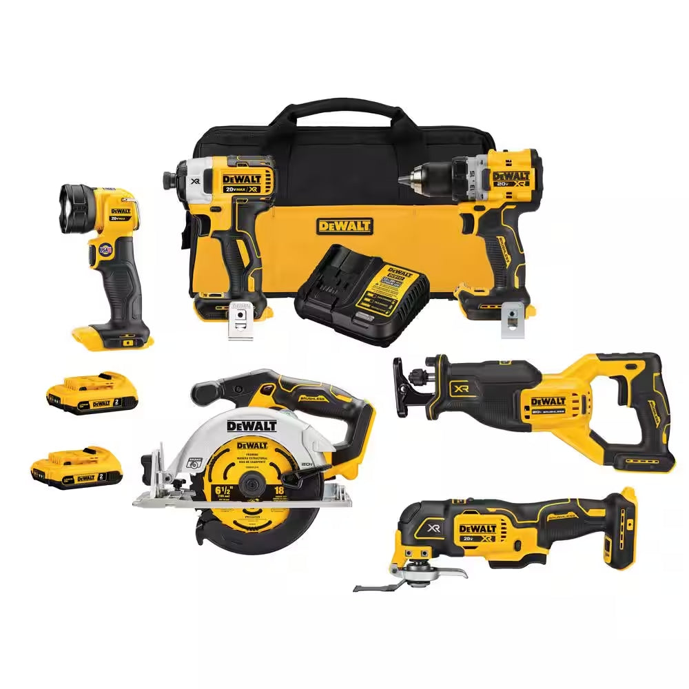 DeWalt 20V MAX 6-Tool Combo Kit - DCK648D2