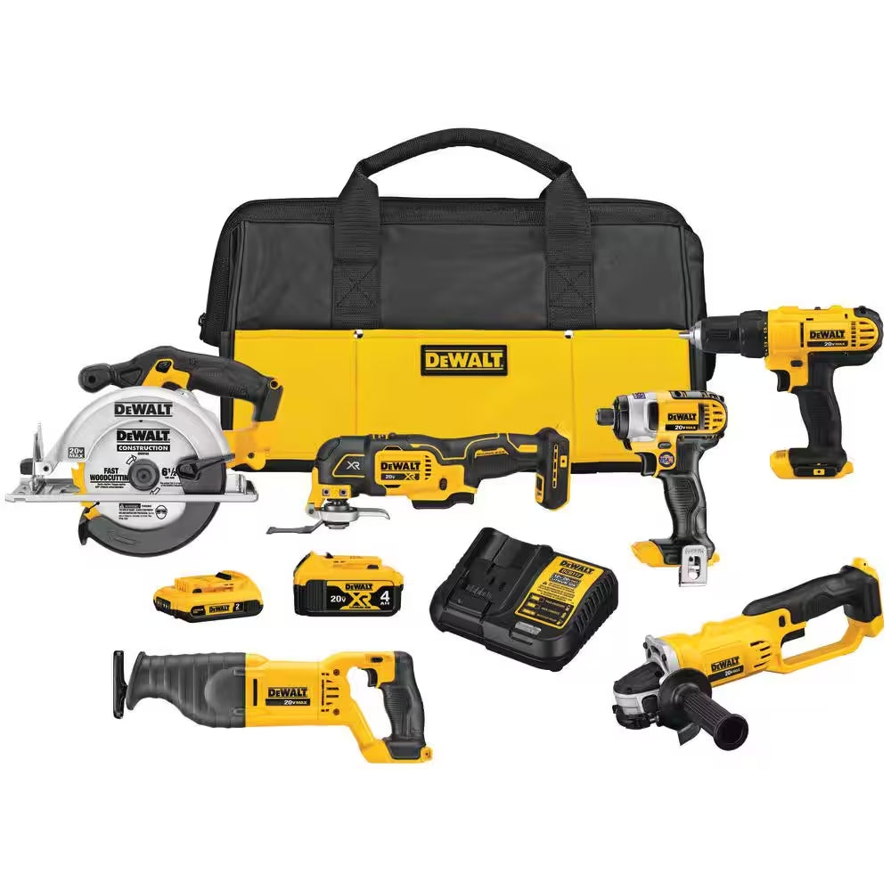 DeWalt 20V MAX 6-Tool Combo Kit - DCK661D1M1