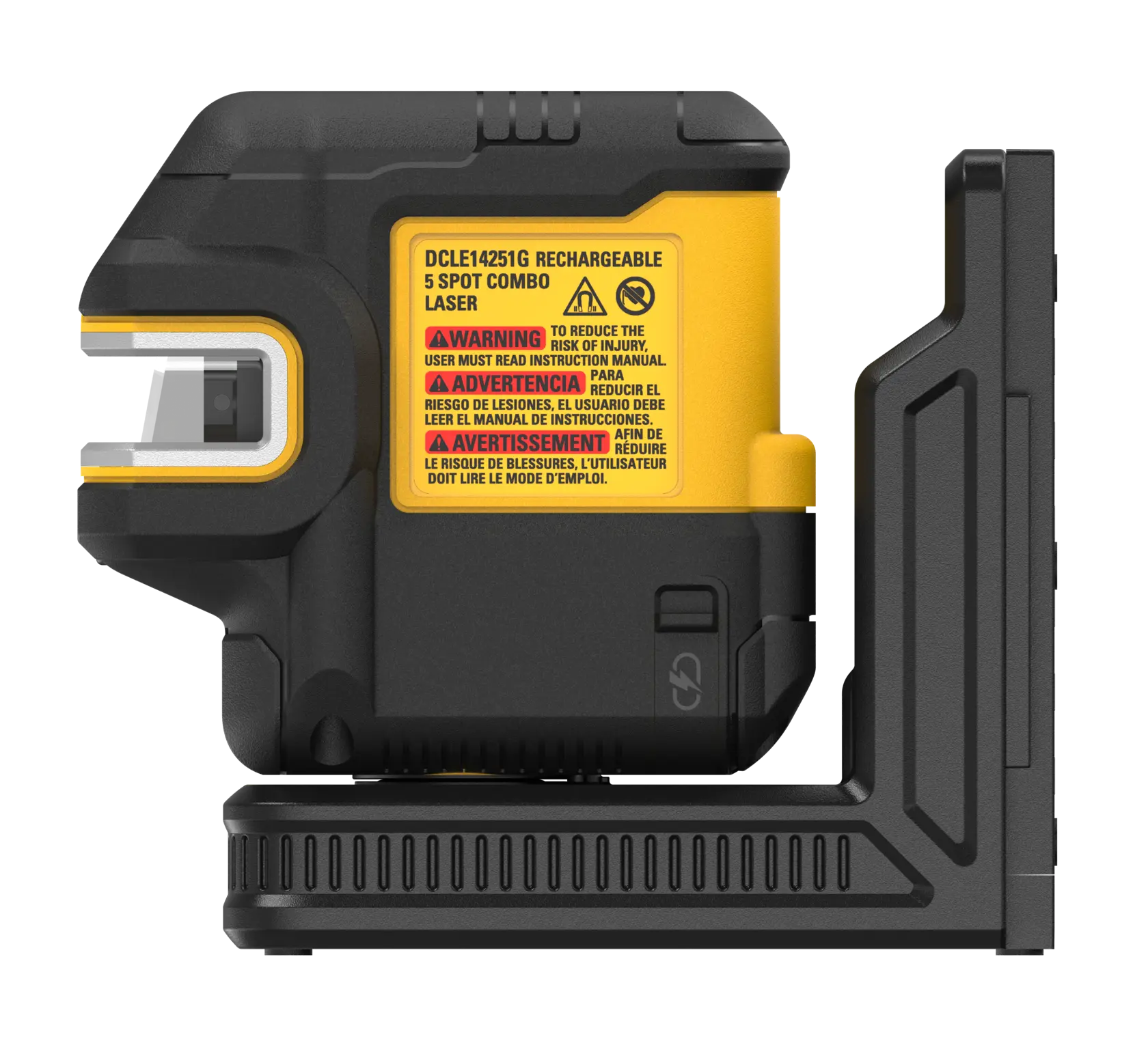 DeWalt USB Rechargeable Green 5-Spot & Crossline Laser Kit - DCLE14251G