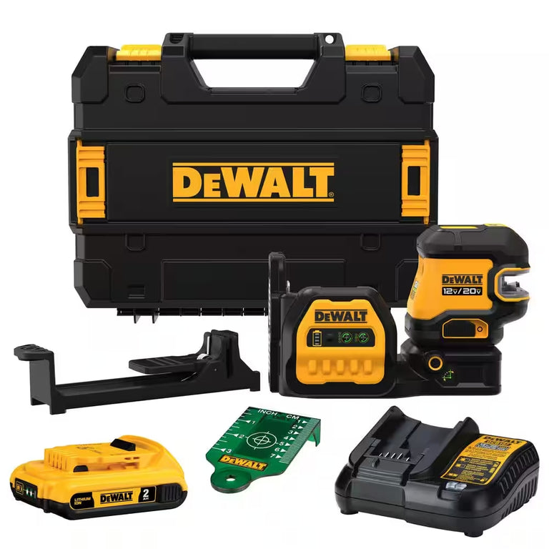 DeWalt 20V MAX 5-Spot Green Line Laser - DCLE34520G