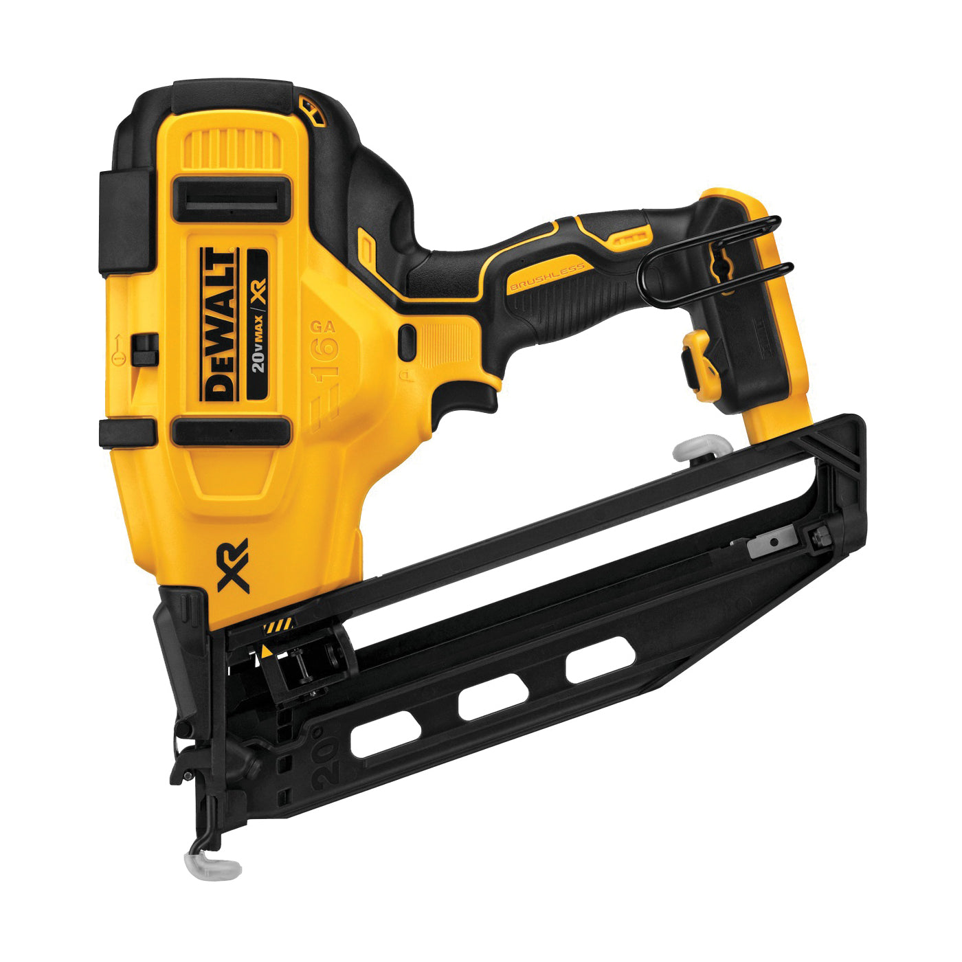 DeWalt 20V MAX 16ga Cordless Angled Finish Nailer - DCN660B