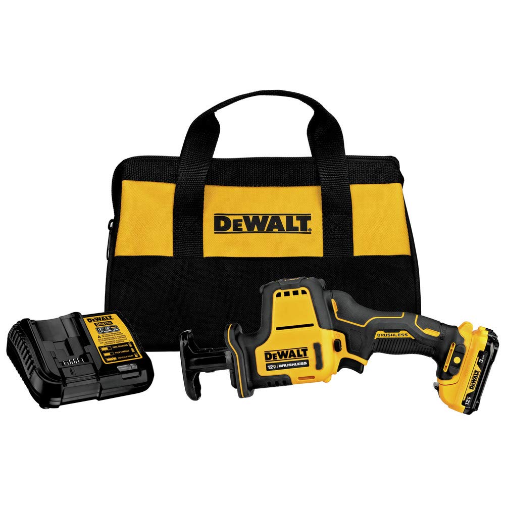 DeWalt 12V MAX One-Handed Variable Speed Reciprocating Saw Kit - DCS312G1