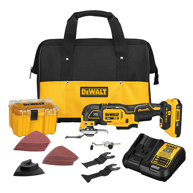 DeWalt 20V MAX XR 3-Speed Oscillating Multi-Tool Kit - DCS356D1