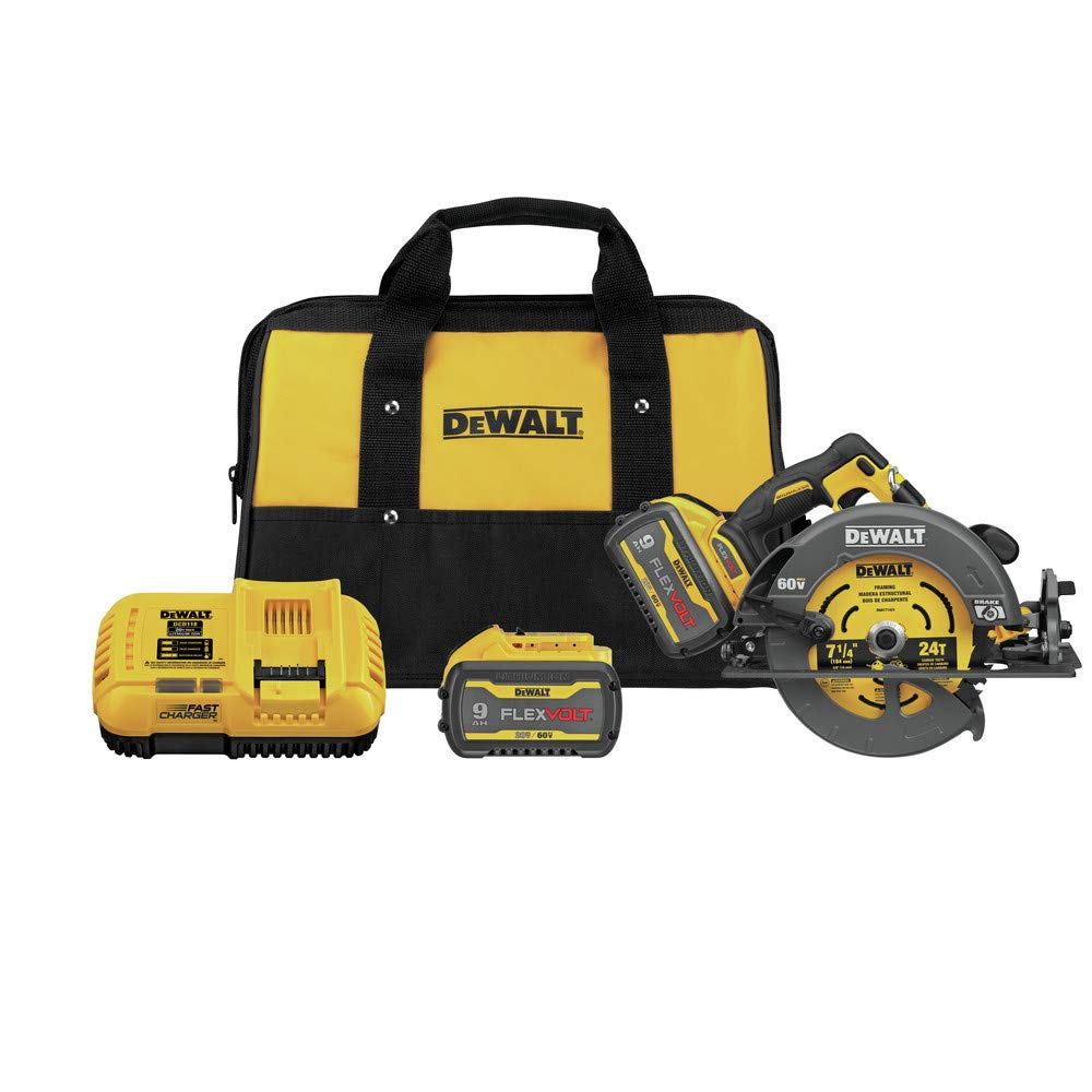 DeWalt 60V MAX 7-1/4 in. Circular Saw with Electronic Brake Kit - DCS578X2