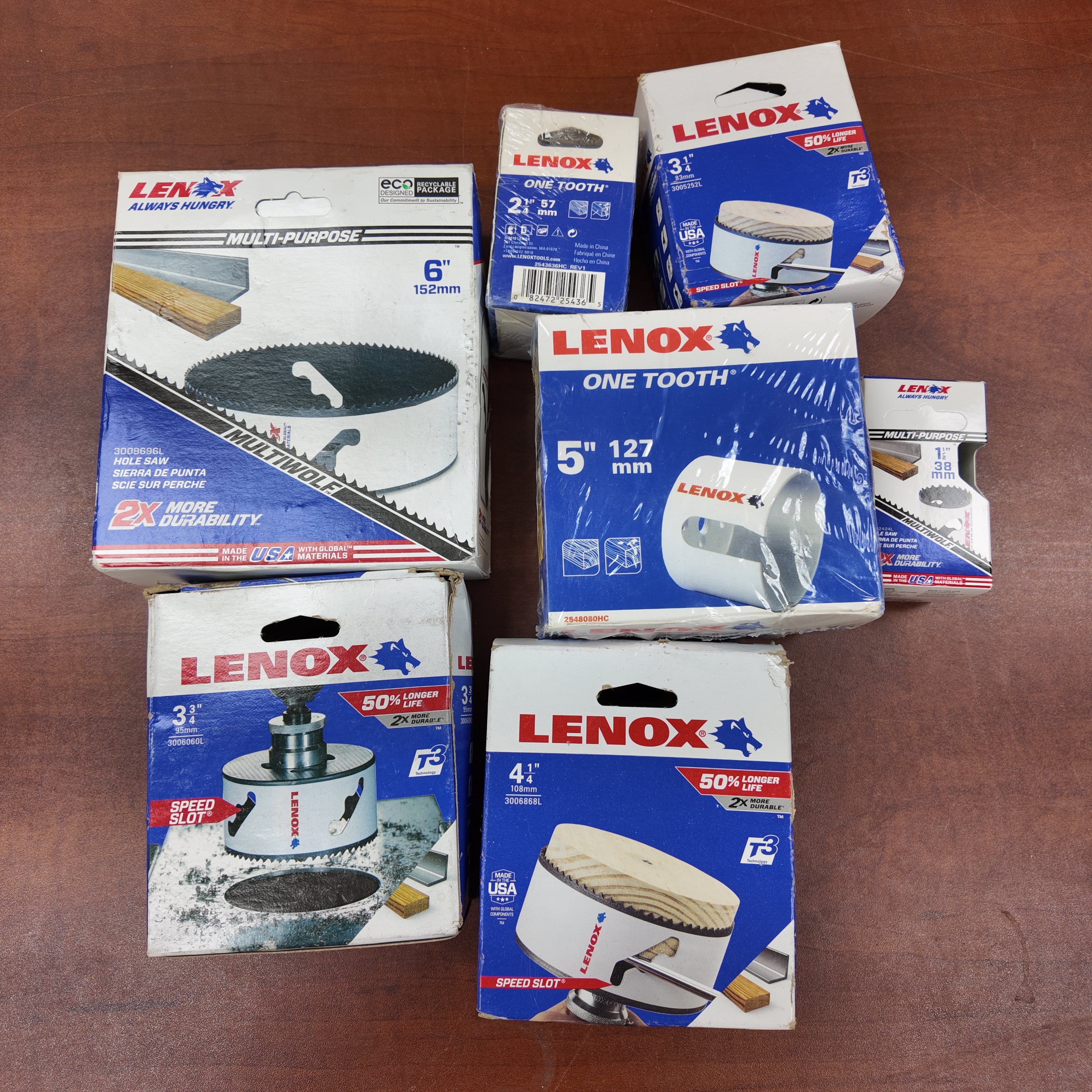 Lenox Holesaw Set - 7 Pieces