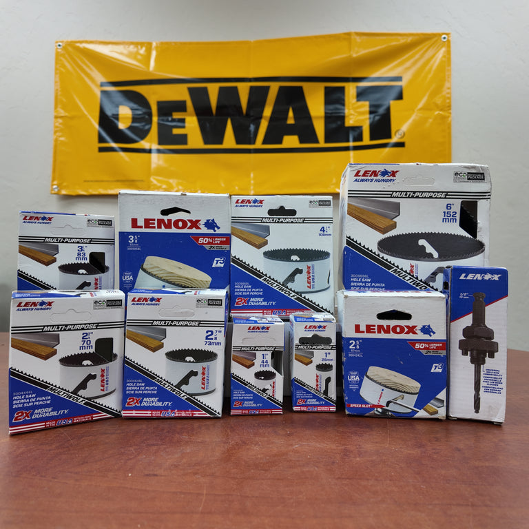 Lenox Bundled Holesaw Kit #HS2 - 10 Piece Kit (#2)