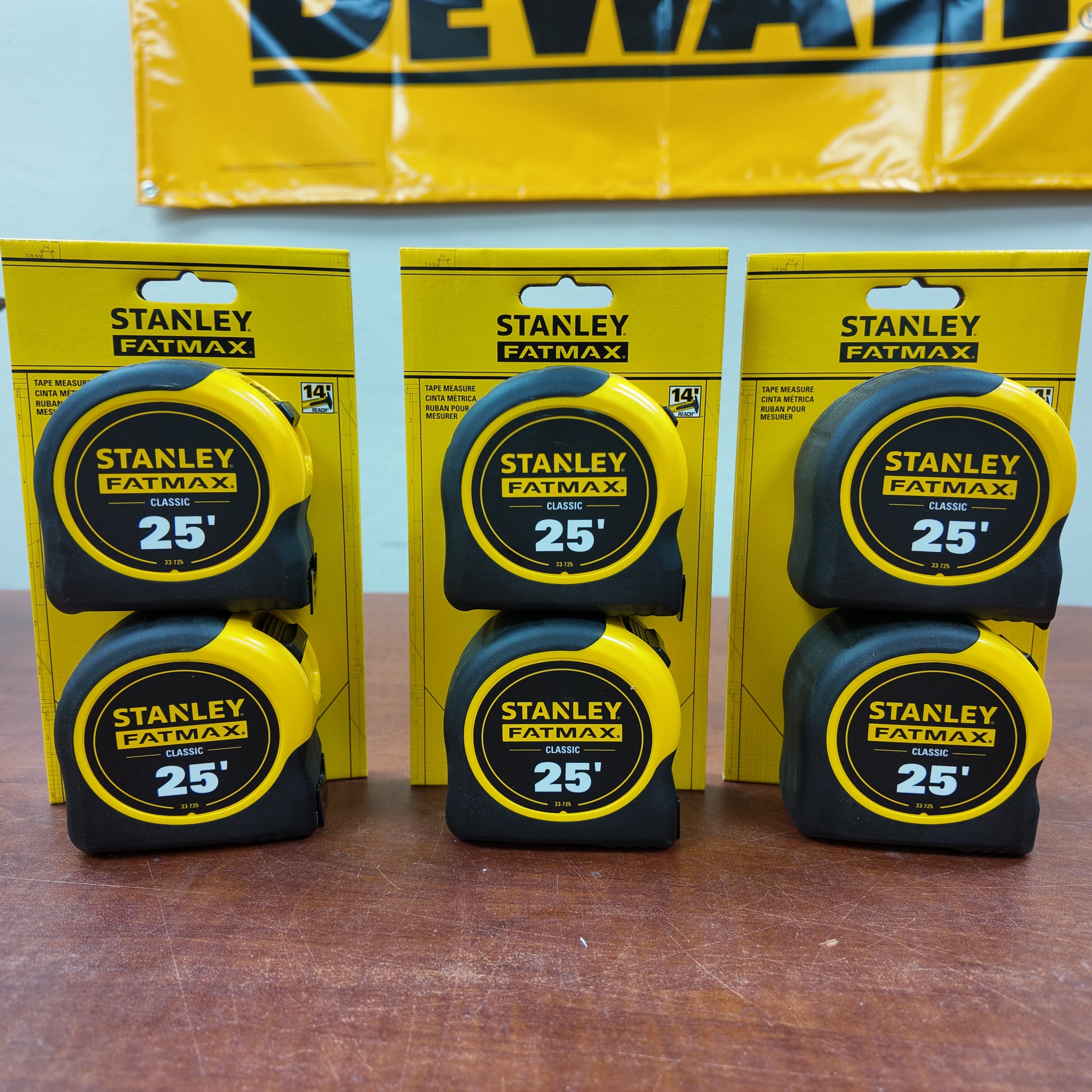 Stanley 25 Foot FATMAX Tape Measures (6-Pack) - 33-725 (#1)
