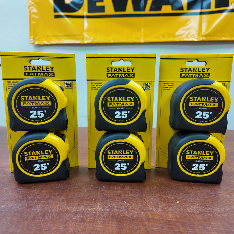 Stanley 25 Foot FATMAX Tape Measures (6-Pack) - 33-725 (#1)