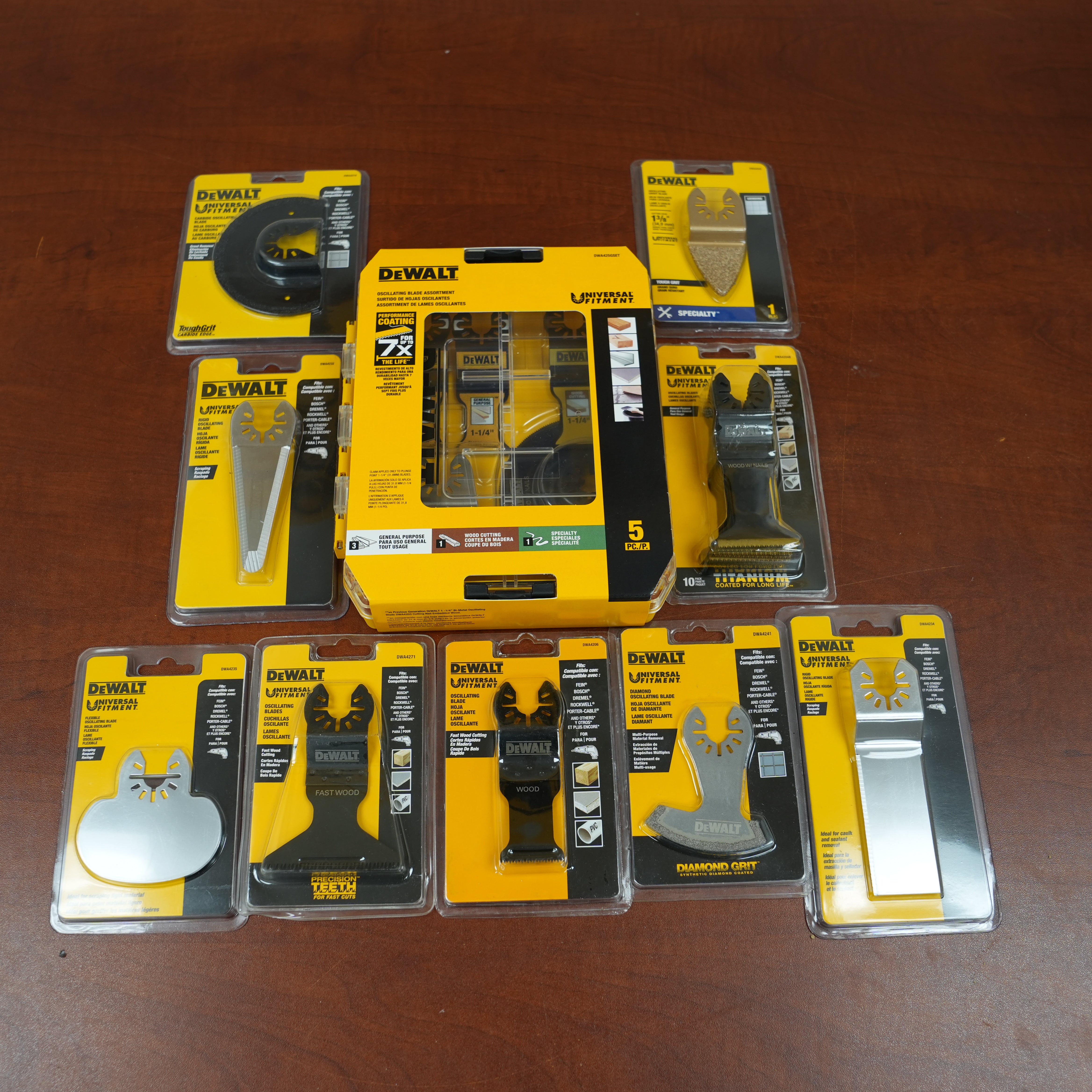 DeWalt Universal Oscillating Multi-Tool Blade Set