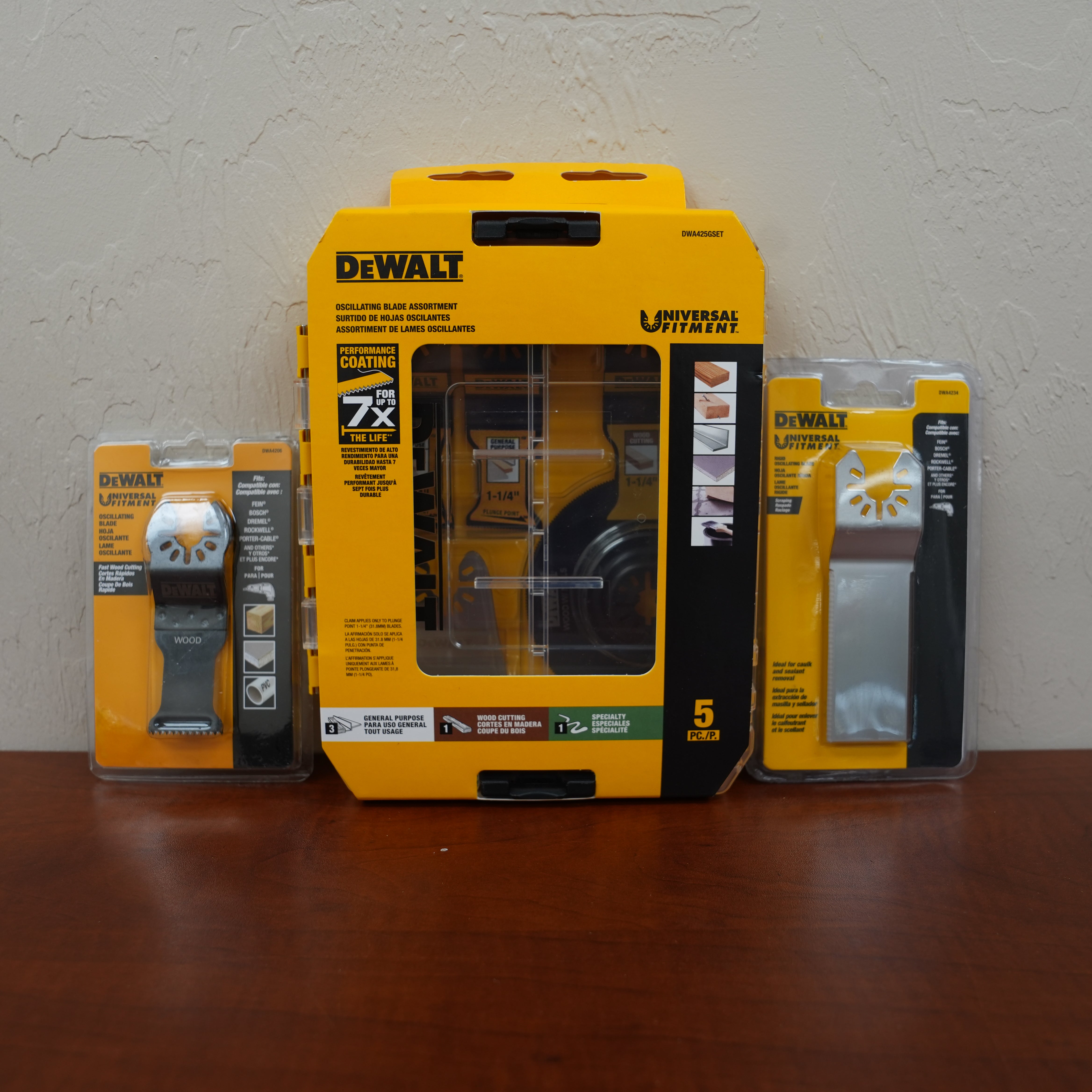 DeWalt Universal Oscillating Multi-Tool Blade Set