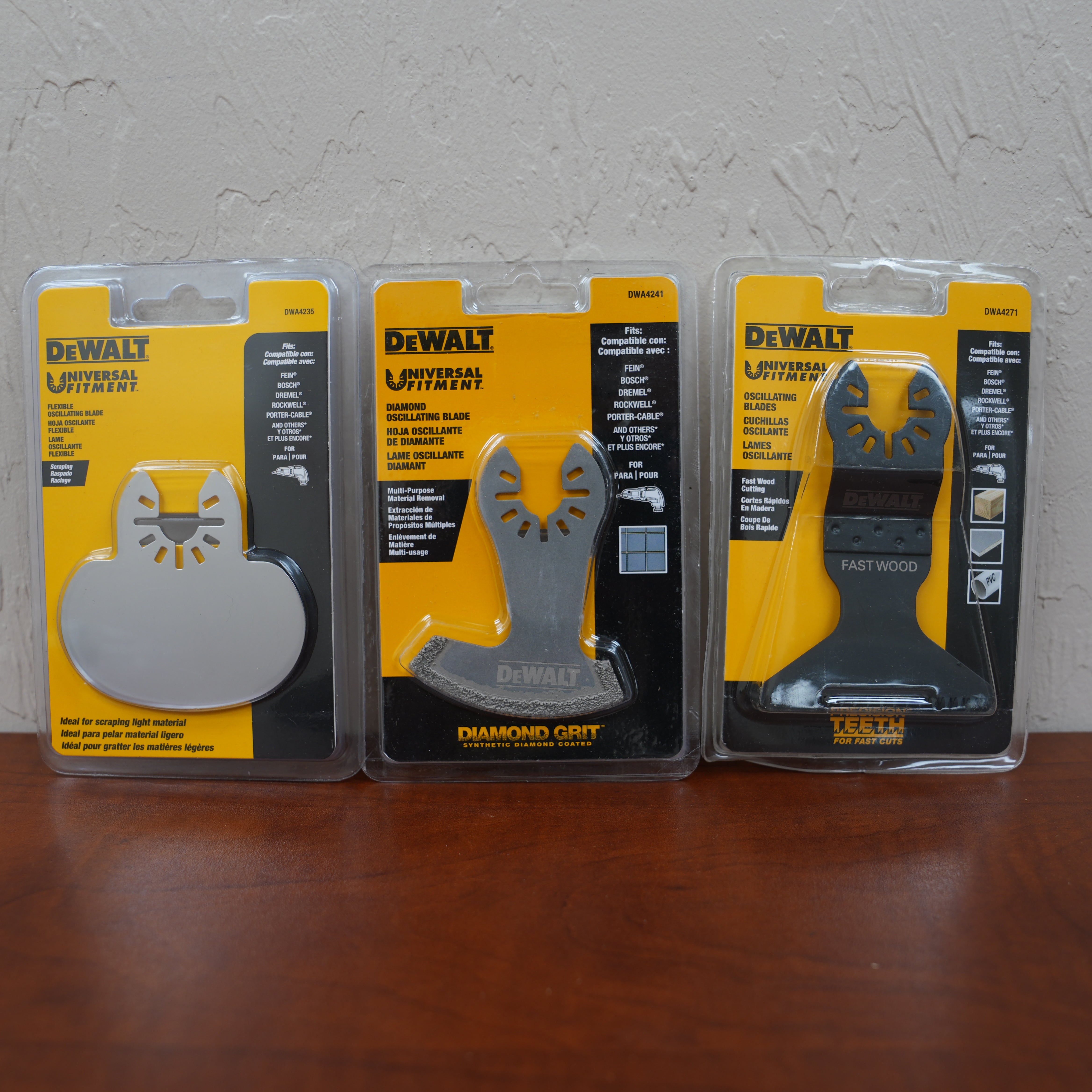 DeWalt Universal Oscillating Multi-Tool Blade Set