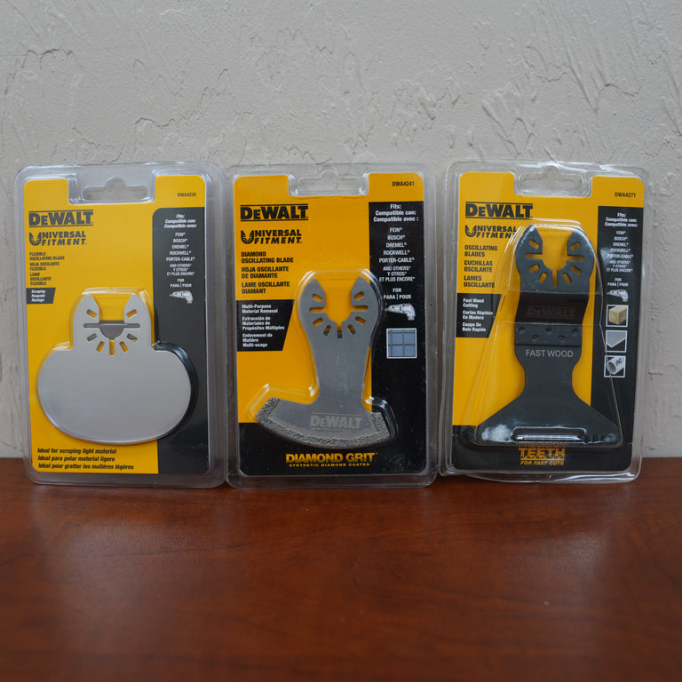 DeWalt Universal Oscillating Multi-Tool Blade Set