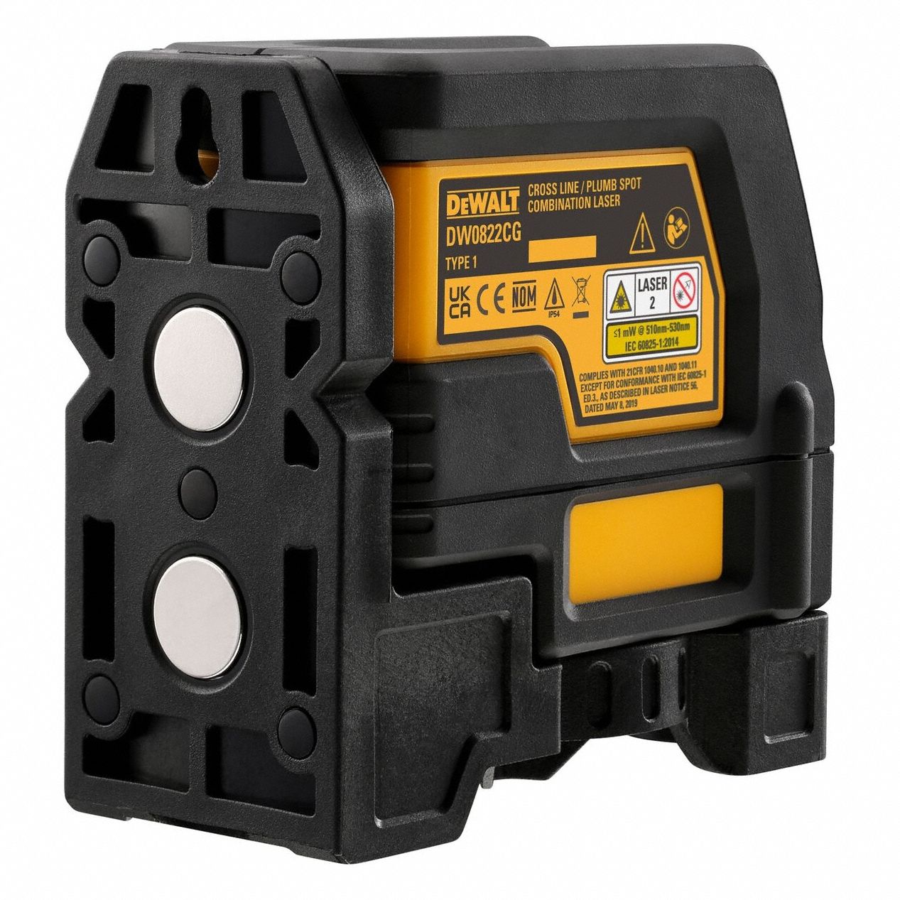 DeWalt Green Cross Line + Plumb Spot Laser - DW0822CG
