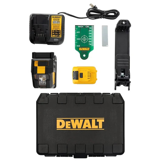 DeWalt 12V MAX 5 Spot + Cross Line Green Laser - DW0825LG