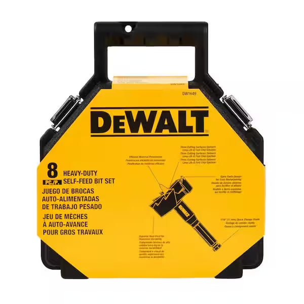 DeWalt 8-Piece Self-Feed Kit - DW1649 (#1)