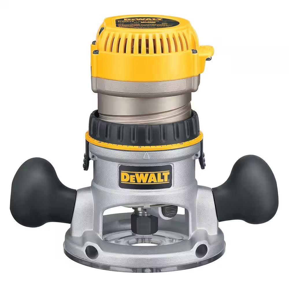 DeWalt 2-1/4 HP (maximum motor HP) EVS Fixed Base Router with Soft Start - DW618
