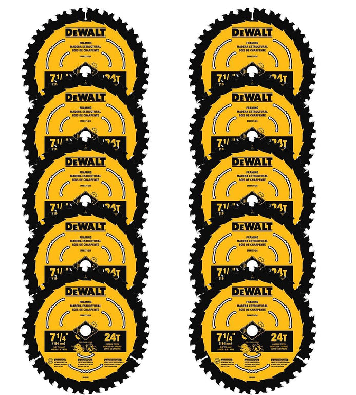 DeWalt 10 PACK 7-1/4