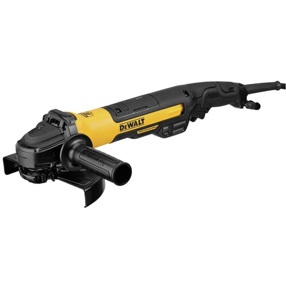 DeWalt 7-inch Small Angle Grinder, Rat Tail with Kickback Brake - DWE43840CN