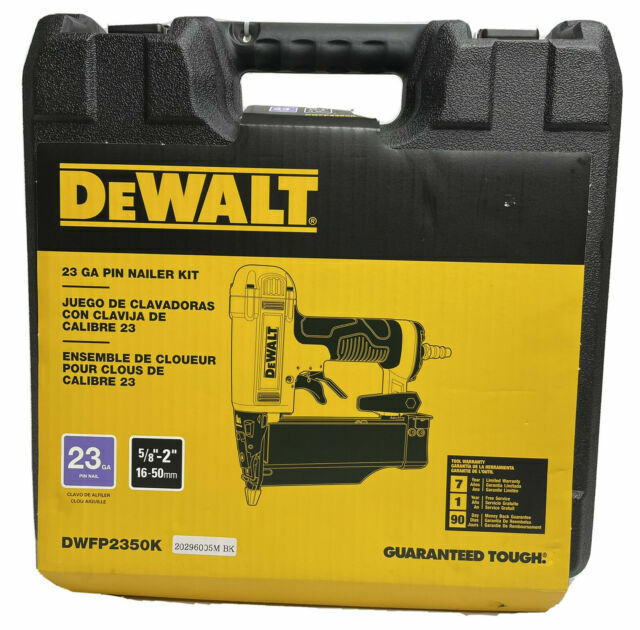 DeWalt 23 GA Pin Nailer (Pneumatic) - DWFP2350K
