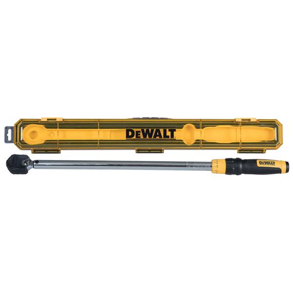 DeWalt Micro Adjust Torque Wrench, 1/2