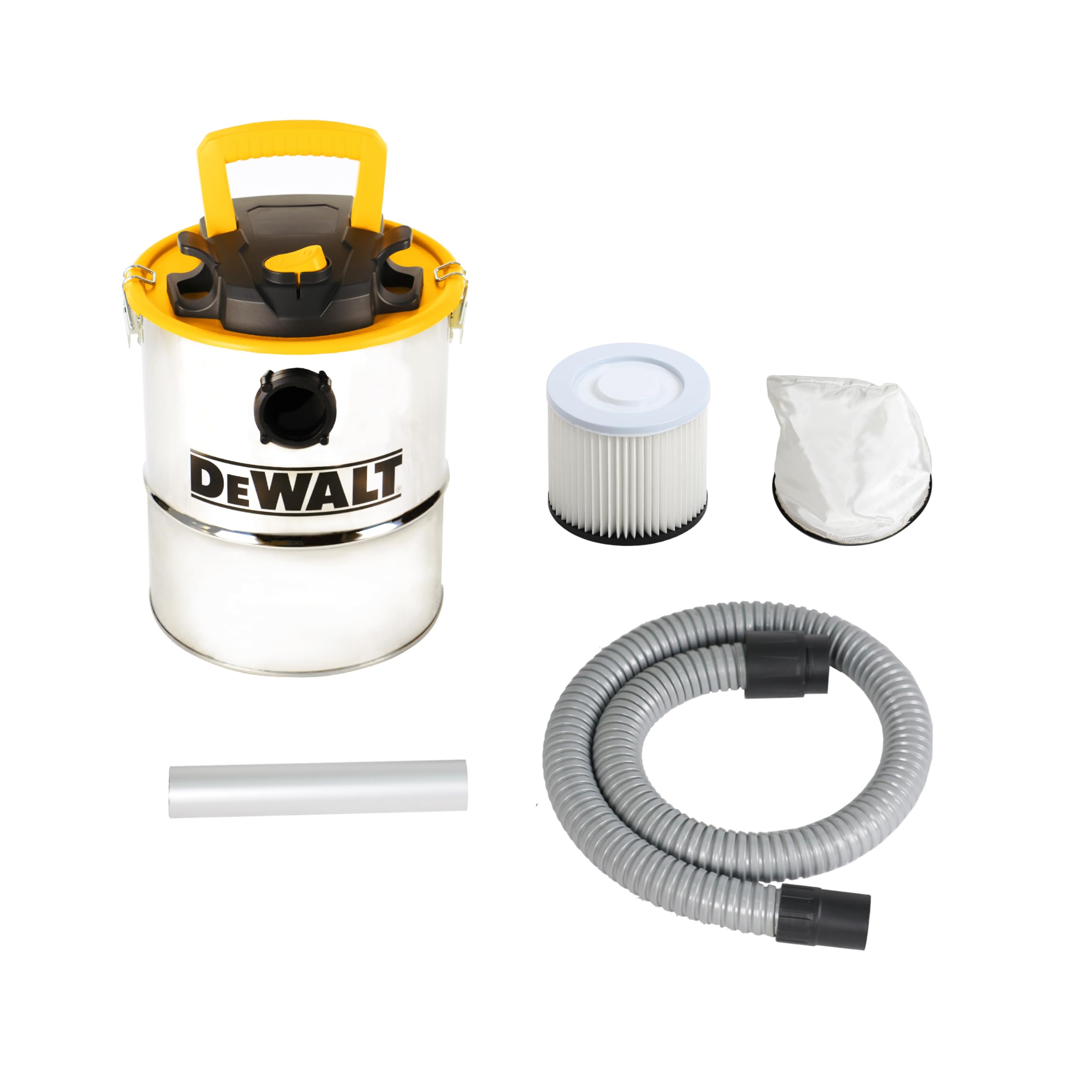 DeWalt 4 GAL. Stainless Steel Ash Vacuum for Dry Pickup - DXV04A