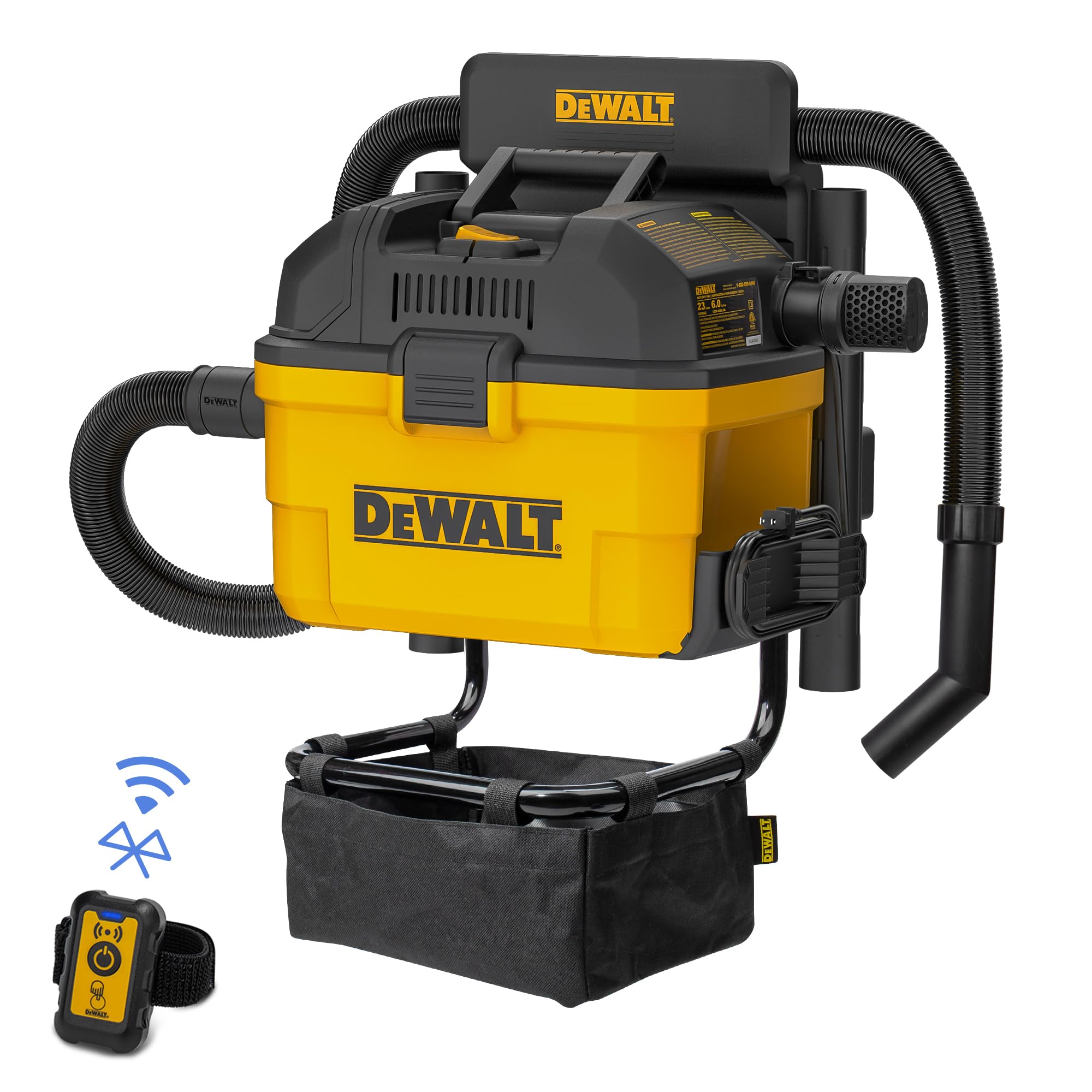 Wall-Mounted Wet/Dry Vacuum with Wireless On/Off Control (6 gal) - DXV06G