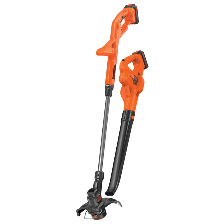 Black & Decker 20V MAX 10 In. String Trimmer/Edger + Hard Surface Sweeper Combo Kit - LCC221