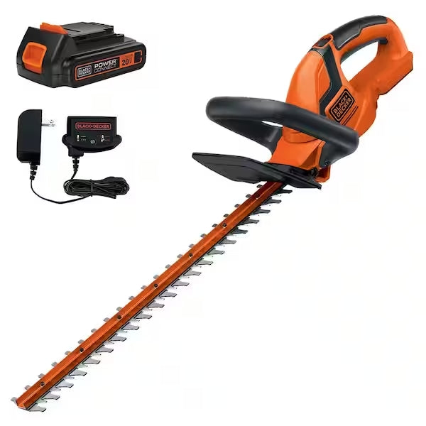 Black & Decker 20V MAX Cordless Hedge Trimmer, 22-Inch - LHT2220