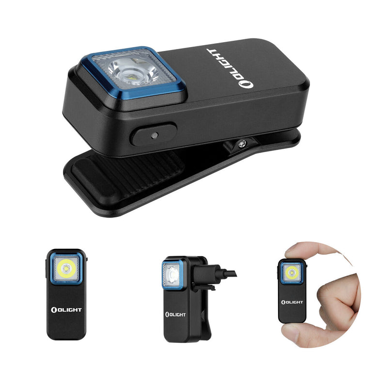 Olight Oclip Pro on Flashlight with Floodlight, Spotlight and Red Light - OCLIP