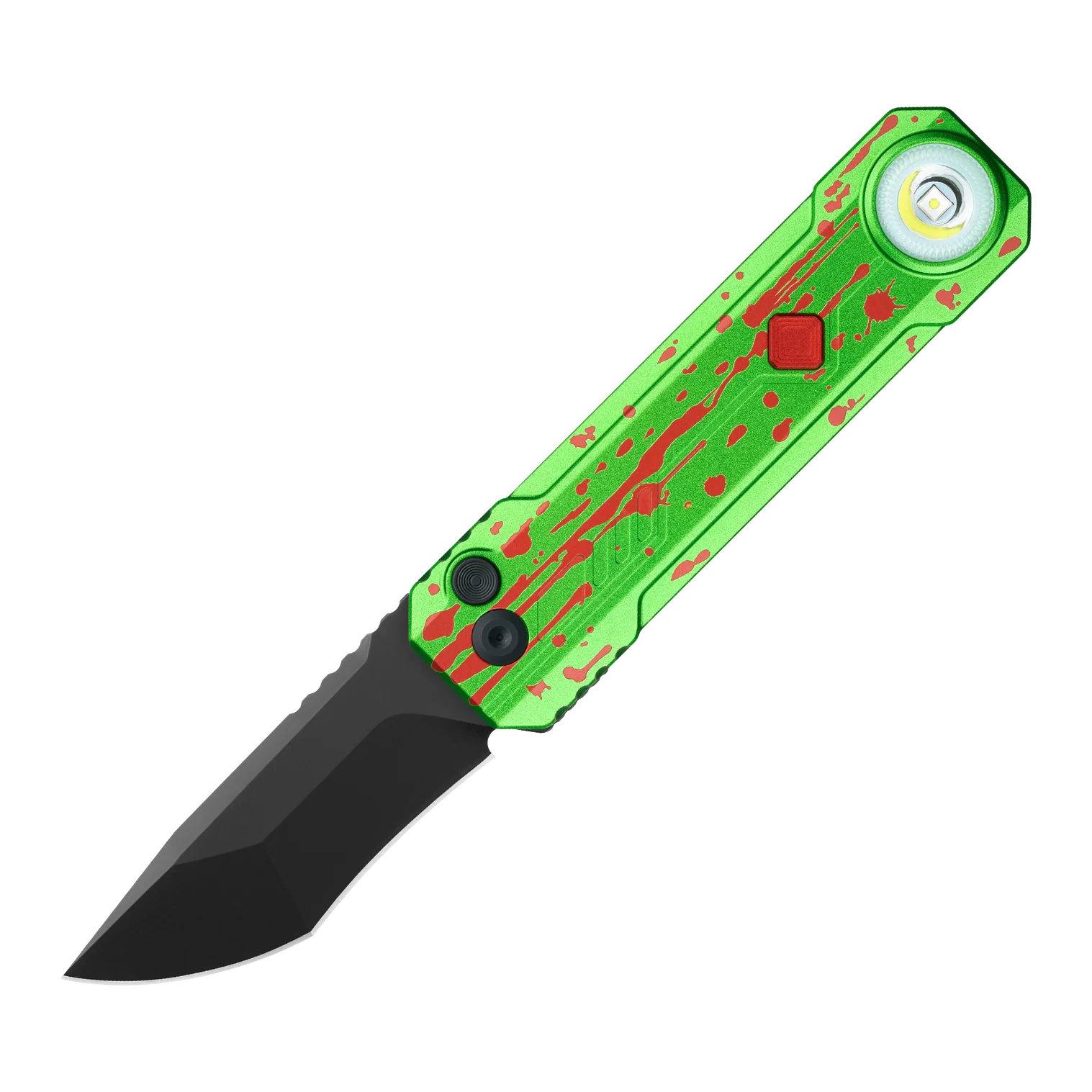 Olight OKNIFE LK Zombie Green Folding Knife + Rechargeable Flashlight