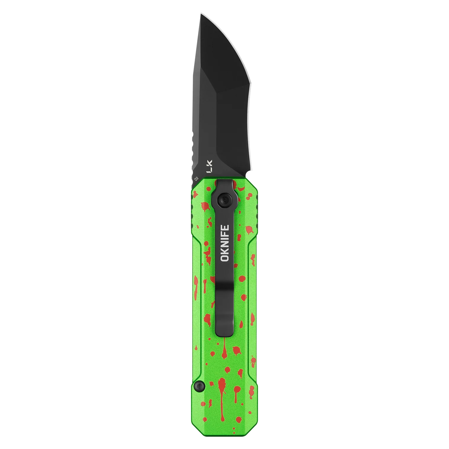 Olight OKNIFE LK Zombie Green Folding Knife + Rechargeable Flashlight