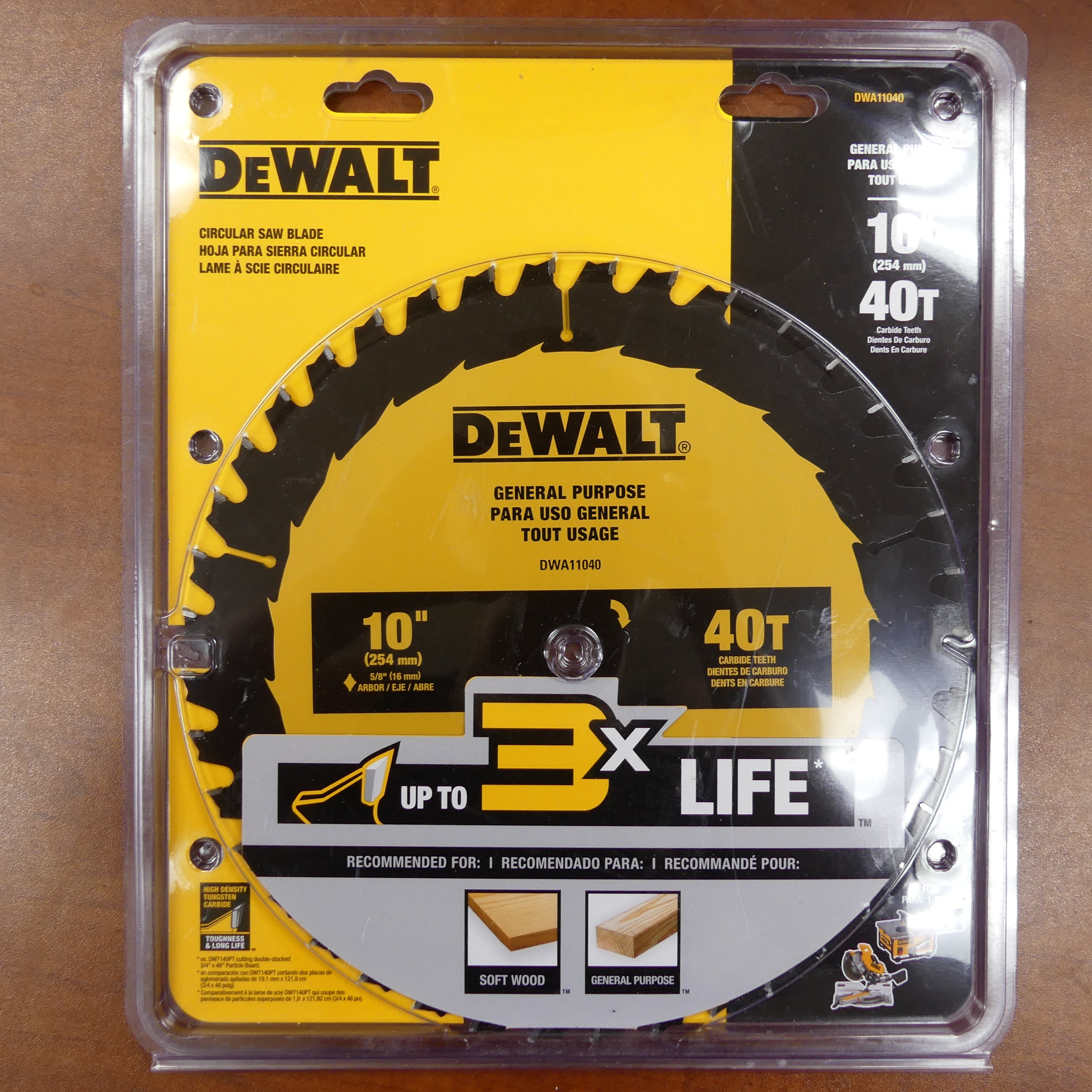 DeWalt 10-inch Cirular Saw Blades - DWA11024 & DWA11040