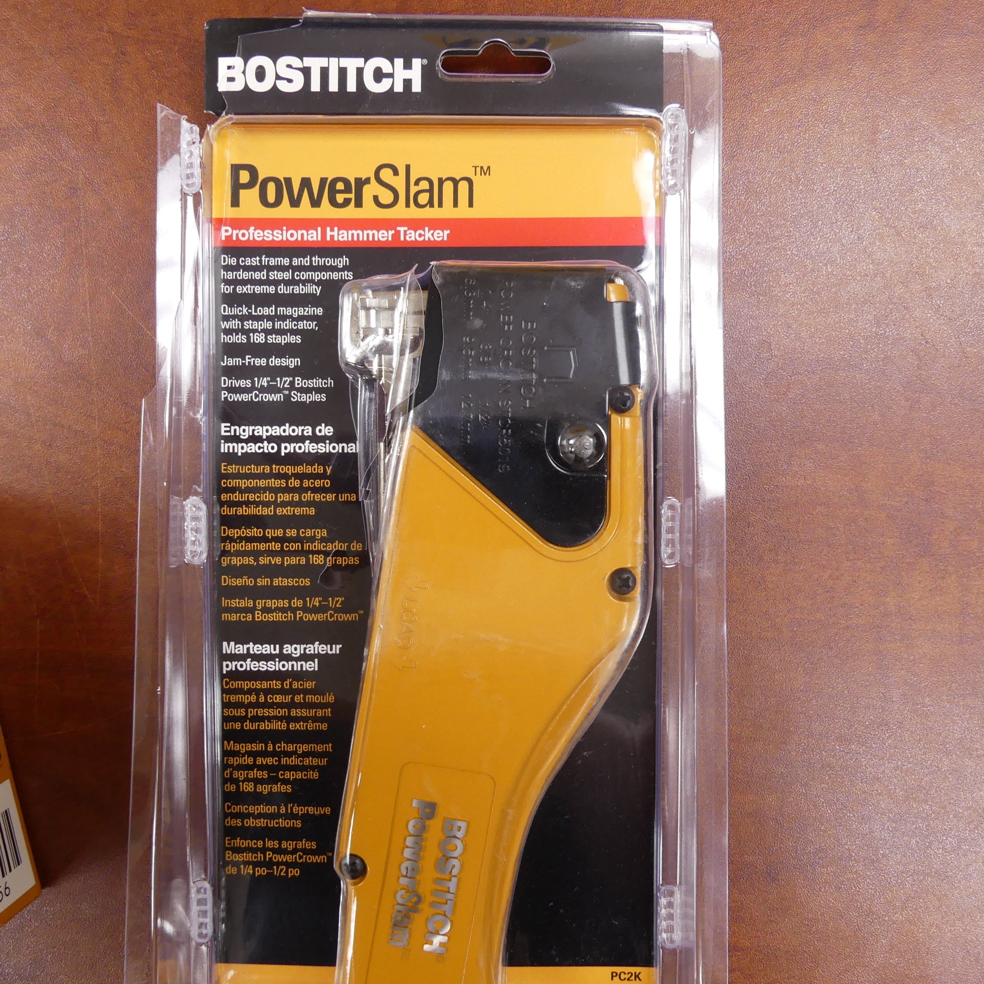 Bostitch Power-Slam Professional Hammer Tacker with 5,000 Staples - PC2K