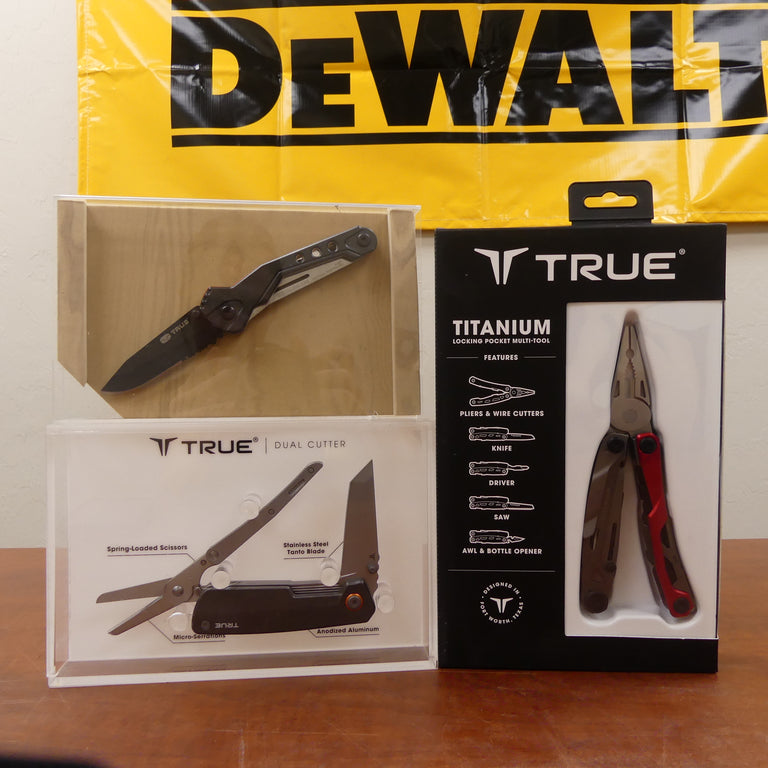 TRUE Professional Utility Knife Set - Bundle of 3 Knives
