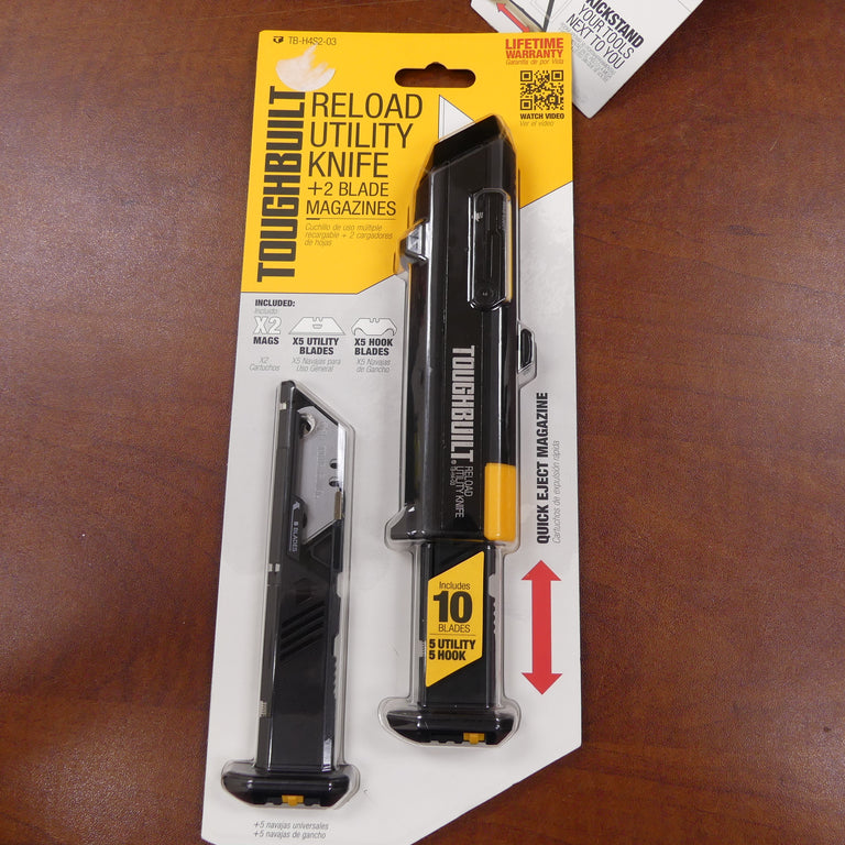 TOUGHBUILT Heavy-Duty Tool Belt Set with Reloadable Utility Knife