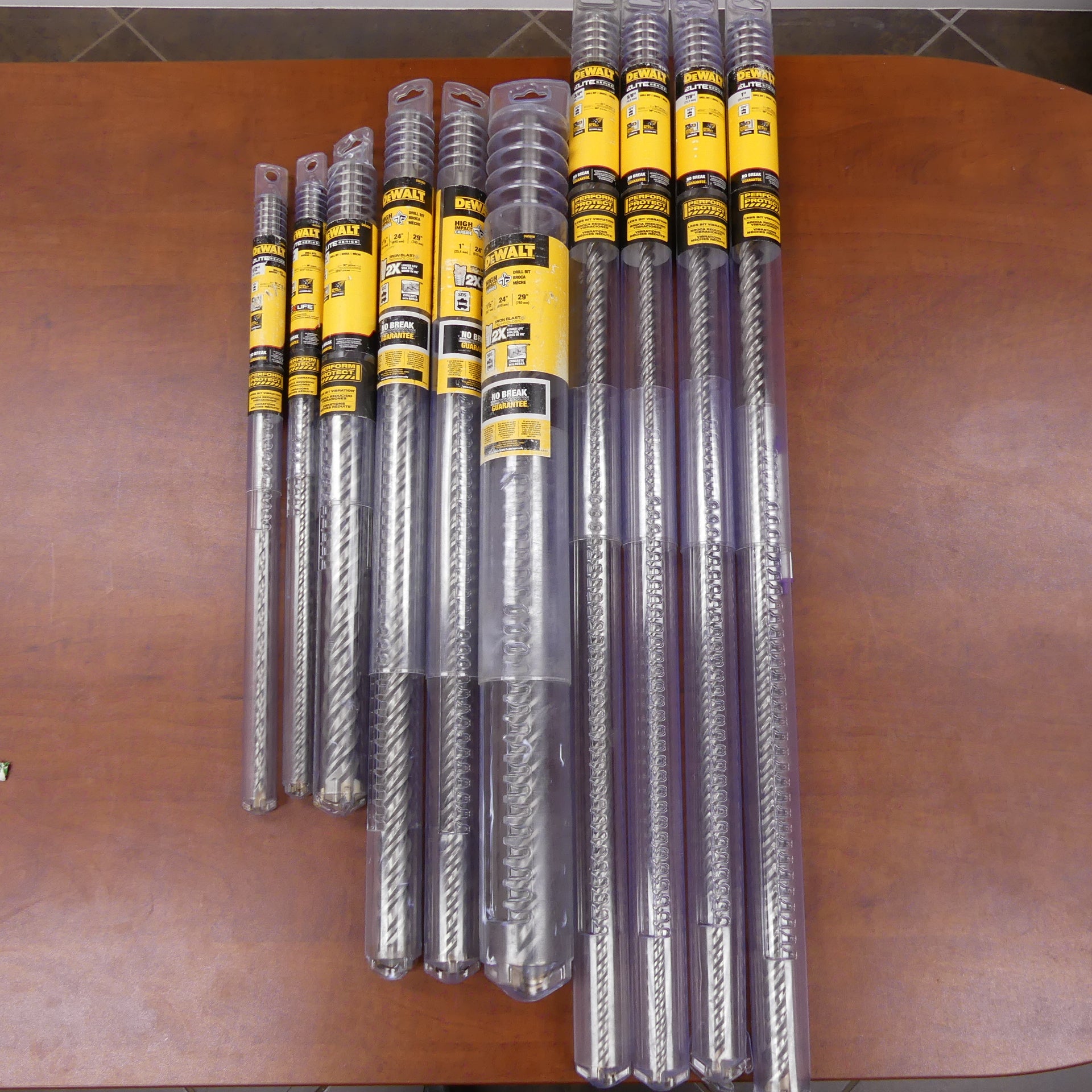 DeWalt SDS MAX Bit Set - the Biggest, the Baddest, the Longest, the Strongest