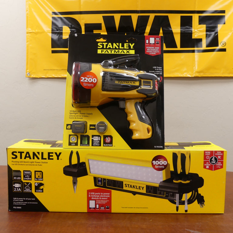 Stanely Jobsite LED Light Kit - SL10LEDS & PSL10005