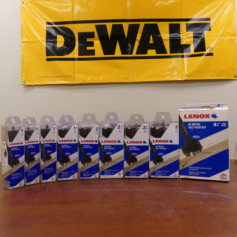Lenox Complete Bi-Metal Self-Feed Bit Set