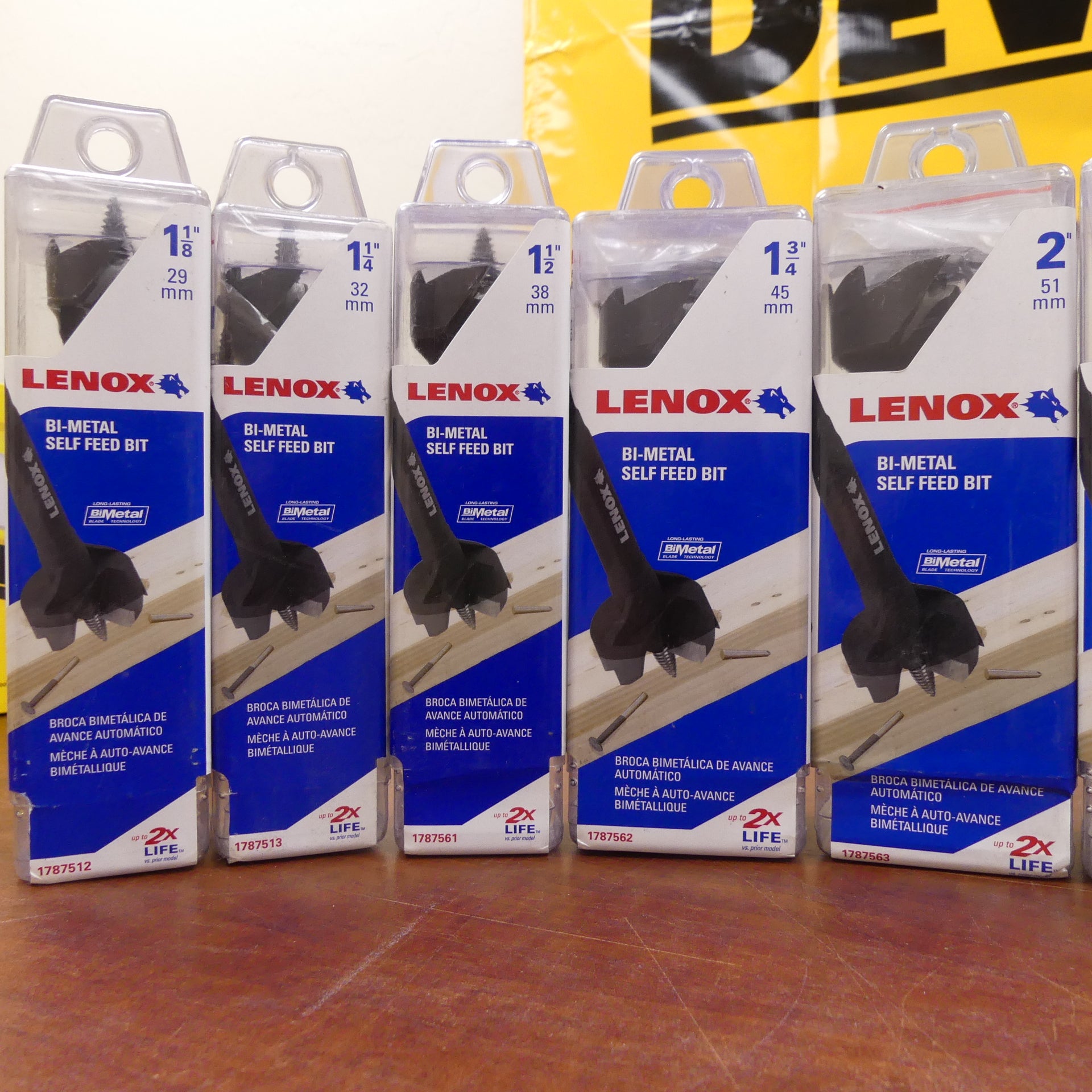 Lenox Complete Bi-Metal Self-Feed Bit Set