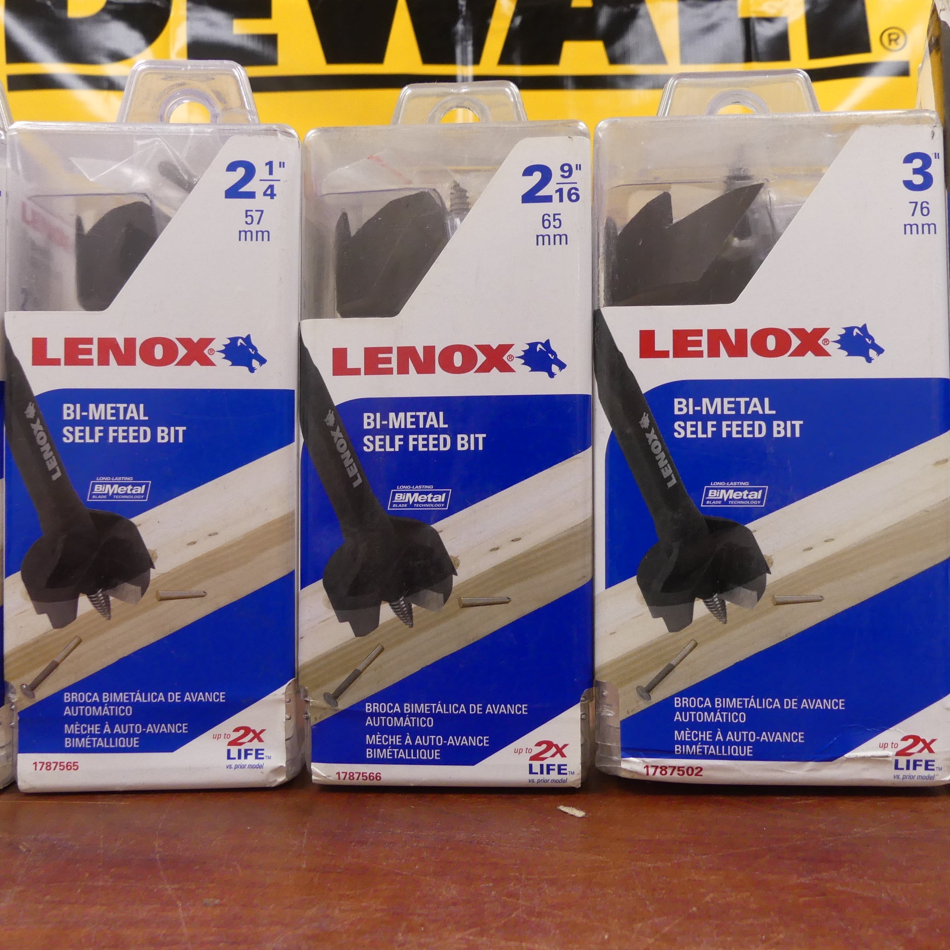 Lenox Complete Bi-Metal Self-Feed Bit Set