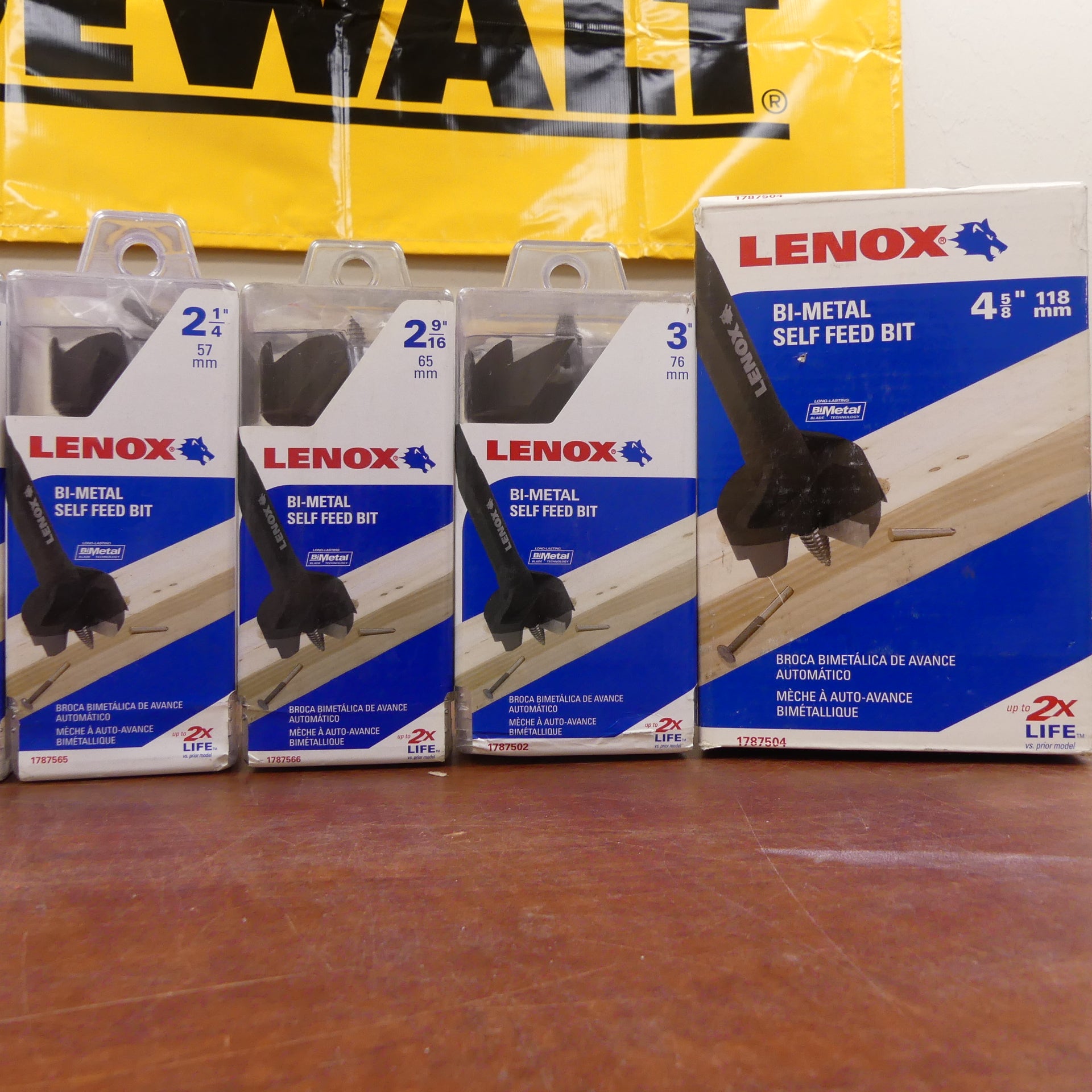 Lenox Complete Bi-Metal Self-Feed Bit Set