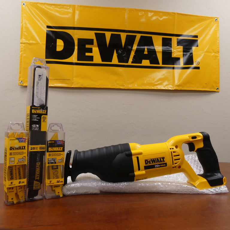 DeWalt Bulk  Unboxed Reciprocating Saw with Blades - DCS381